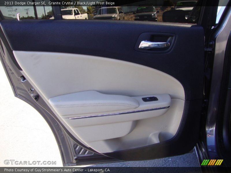 Granite Crystal / Black/Light Frost Beige 2013 Dodge Charger SE