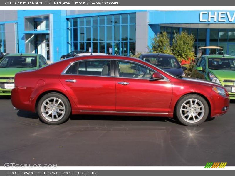Red Jewel Tintcoat / Cocoa/Cashmere 2011 Chevrolet Malibu LTZ