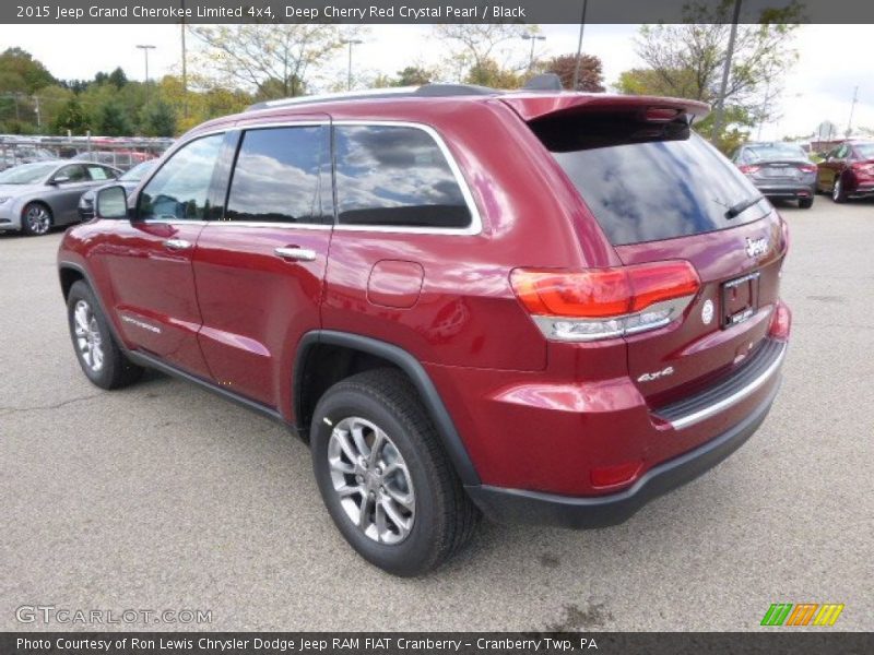 Deep Cherry Red Crystal Pearl / Black 2015 Jeep Grand Cherokee Limited 4x4
