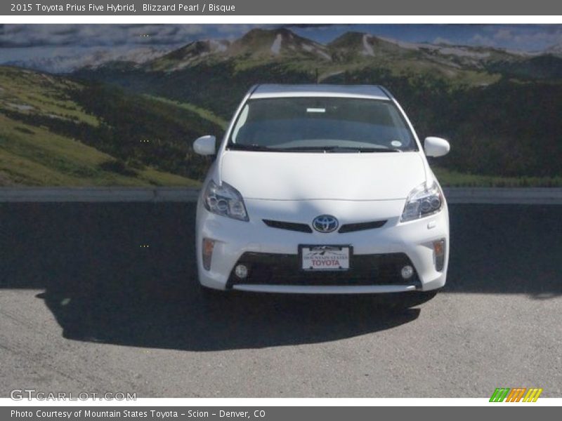 Blizzard Pearl / Bisque 2015 Toyota Prius Five Hybrid