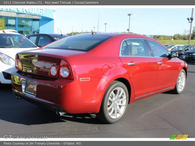 Red Jewel Tintcoat / Cocoa/Cashmere 2011 Chevrolet Malibu LTZ