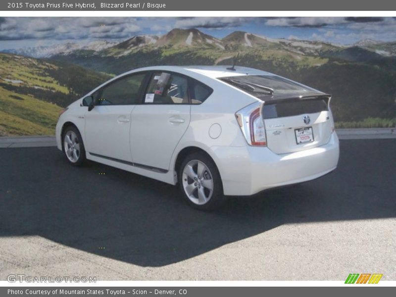 Blizzard Pearl / Bisque 2015 Toyota Prius Five Hybrid