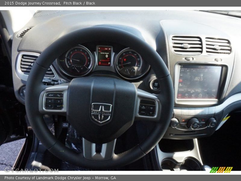 Pitch Black / Black 2015 Dodge Journey Crossroad