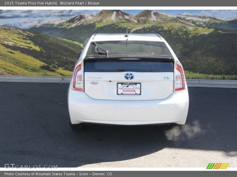 Blizzard Pearl / Bisque 2015 Toyota Prius Five Hybrid