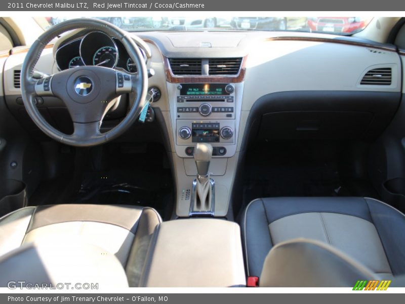 Red Jewel Tintcoat / Cocoa/Cashmere 2011 Chevrolet Malibu LTZ