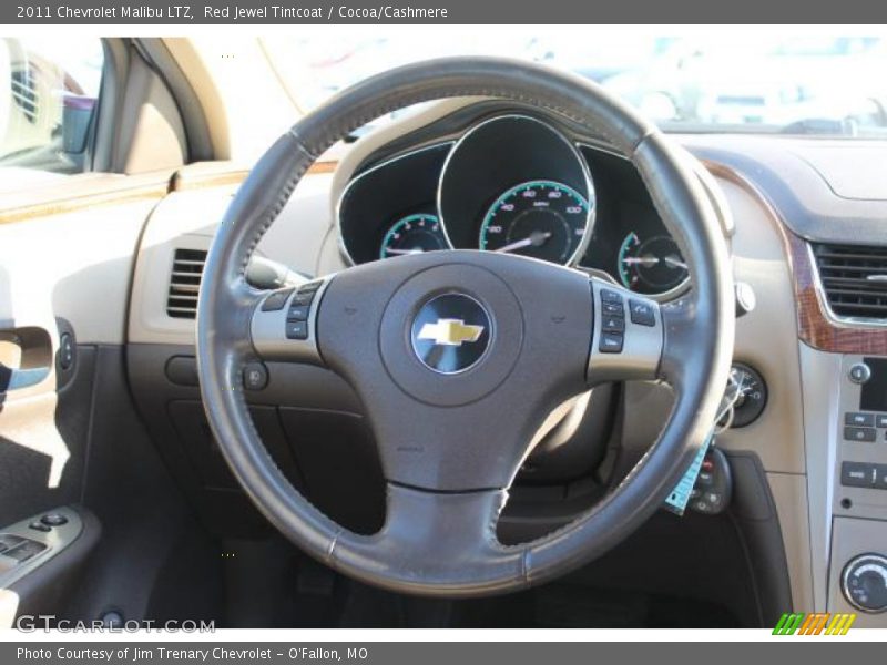 Red Jewel Tintcoat / Cocoa/Cashmere 2011 Chevrolet Malibu LTZ