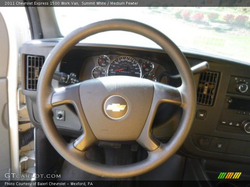 Summit White / Medium Pewter 2011 Chevrolet Express 1500 Work Van