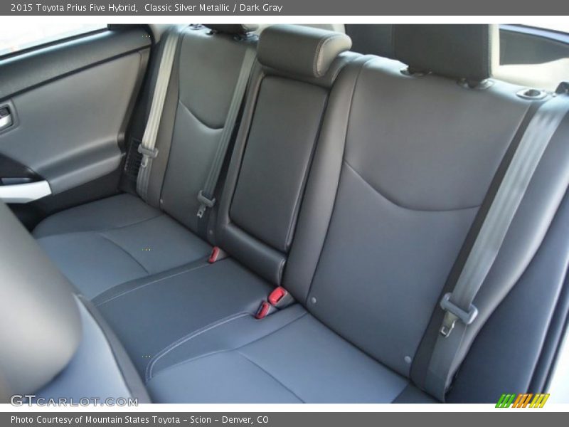 Rear Seat of 2015 Prius Five Hybrid