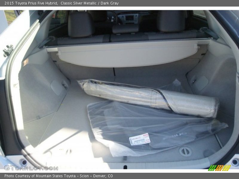 Classic Silver Metallic / Dark Gray 2015 Toyota Prius Five Hybrid