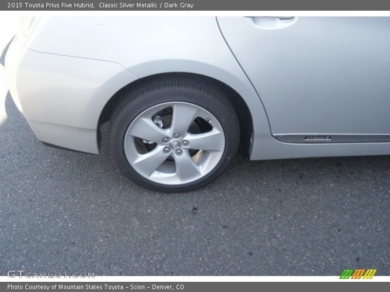 Classic Silver Metallic / Dark Gray 2015 Toyota Prius Five Hybrid