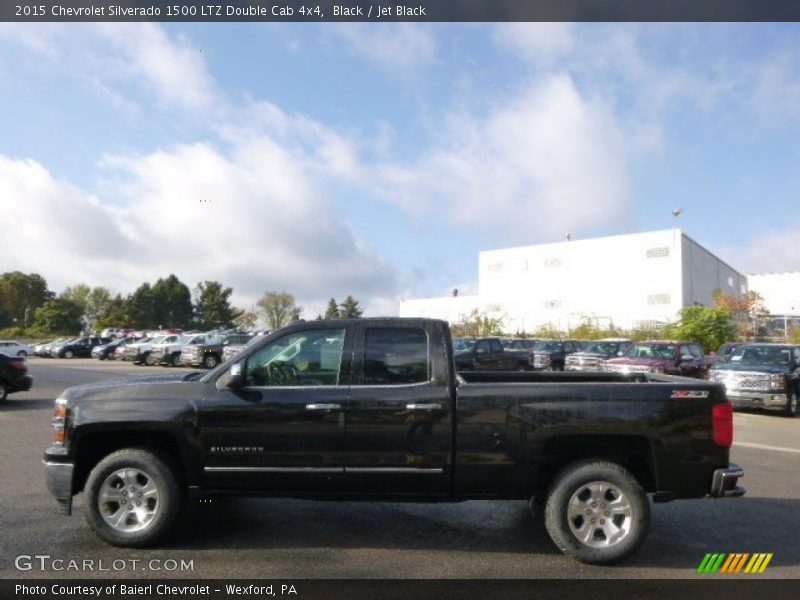 Black / Jet Black 2015 Chevrolet Silverado 1500 LTZ Double Cab 4x4