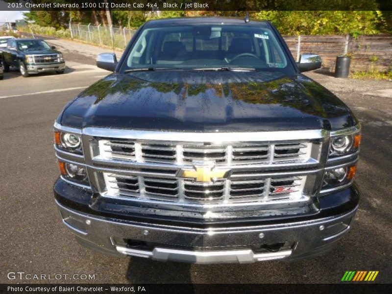 Black / Jet Black 2015 Chevrolet Silverado 1500 LTZ Double Cab 4x4