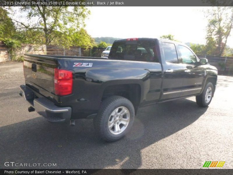Black / Jet Black 2015 Chevrolet Silverado 1500 LTZ Double Cab 4x4