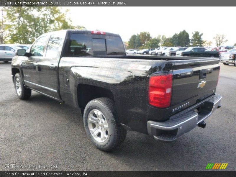 Black / Jet Black 2015 Chevrolet Silverado 1500 LTZ Double Cab 4x4
