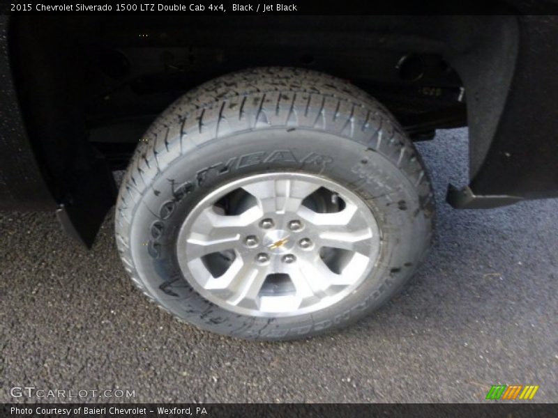 Black / Jet Black 2015 Chevrolet Silverado 1500 LTZ Double Cab 4x4