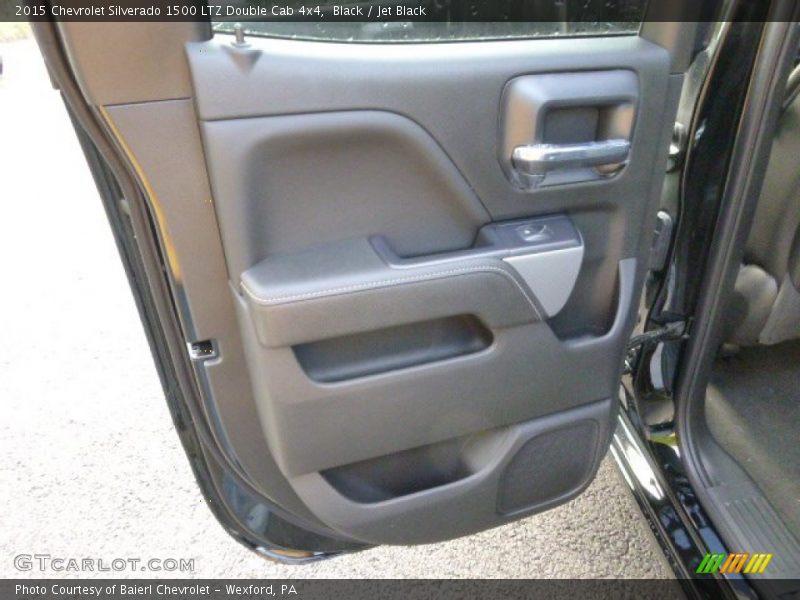 Black / Jet Black 2015 Chevrolet Silverado 1500 LTZ Double Cab 4x4