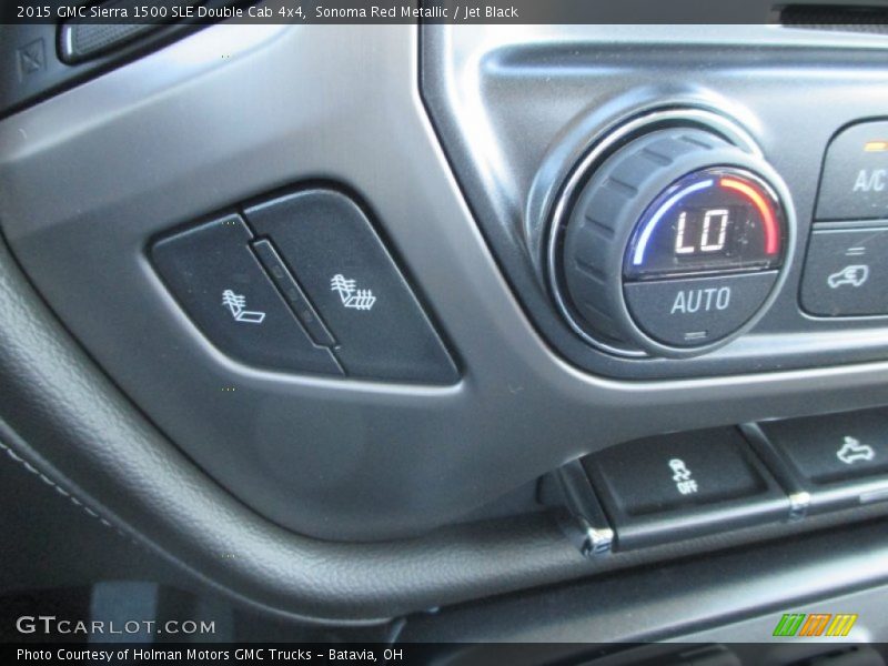 Sonoma Red Metallic / Jet Black 2015 GMC Sierra 1500 SLE Double Cab 4x4
