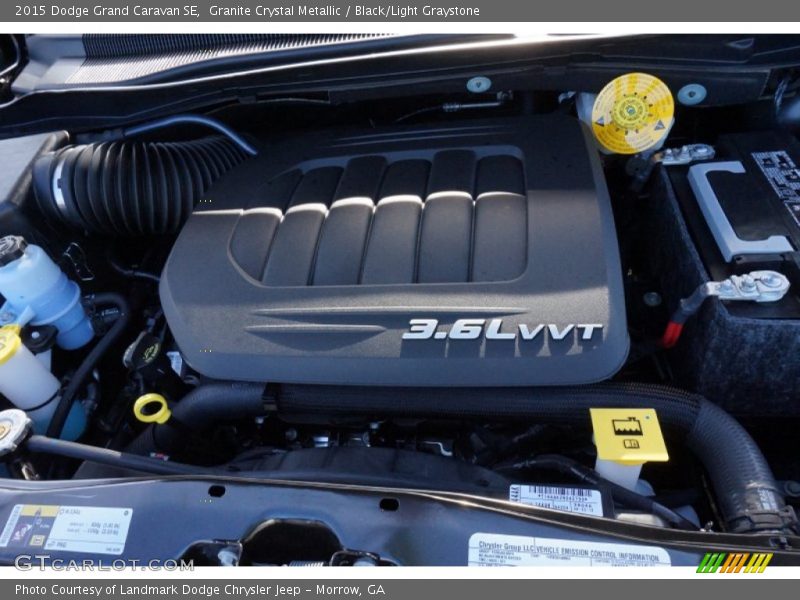  2015 Grand Caravan SE Engine - 3.6 Liter DOHC 24-Valve VVT V6
