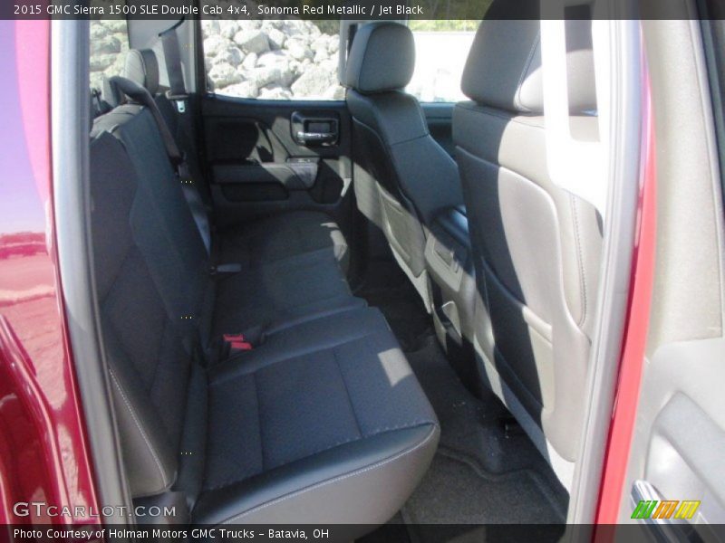 Sonoma Red Metallic / Jet Black 2015 GMC Sierra 1500 SLE Double Cab 4x4