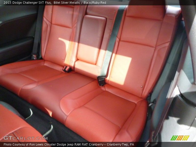 Rear Seat of 2015 Challenger SXT Plus