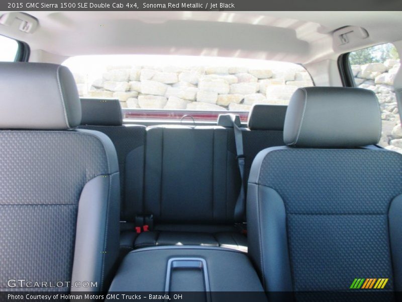 Sonoma Red Metallic / Jet Black 2015 GMC Sierra 1500 SLE Double Cab 4x4