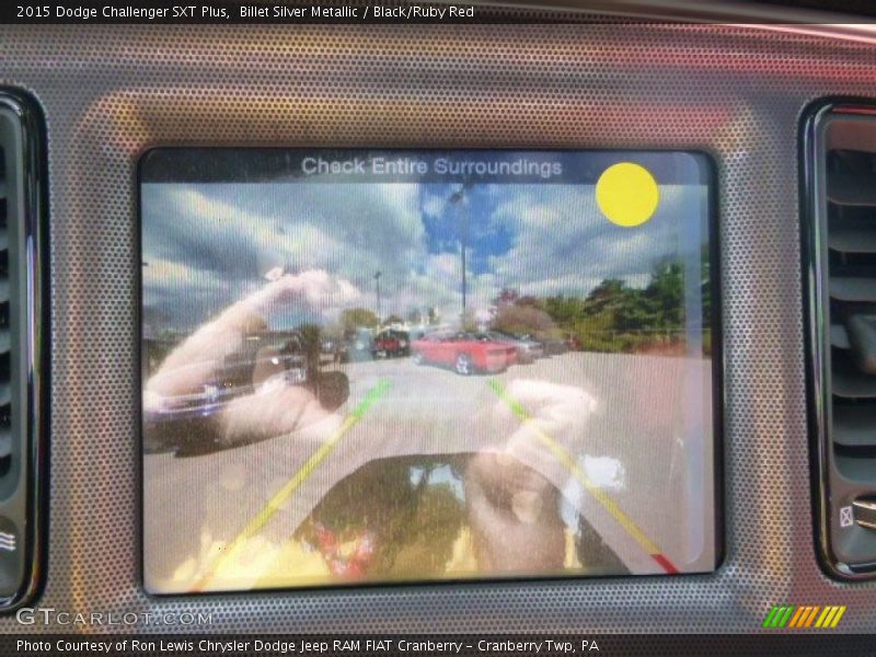 Billet Silver Metallic / Black/Ruby Red 2015 Dodge Challenger SXT Plus