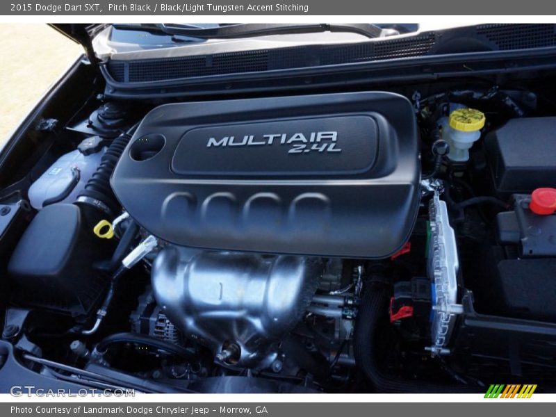 Pitch Black / Black/Light Tungsten Accent Stitching 2015 Dodge Dart SXT