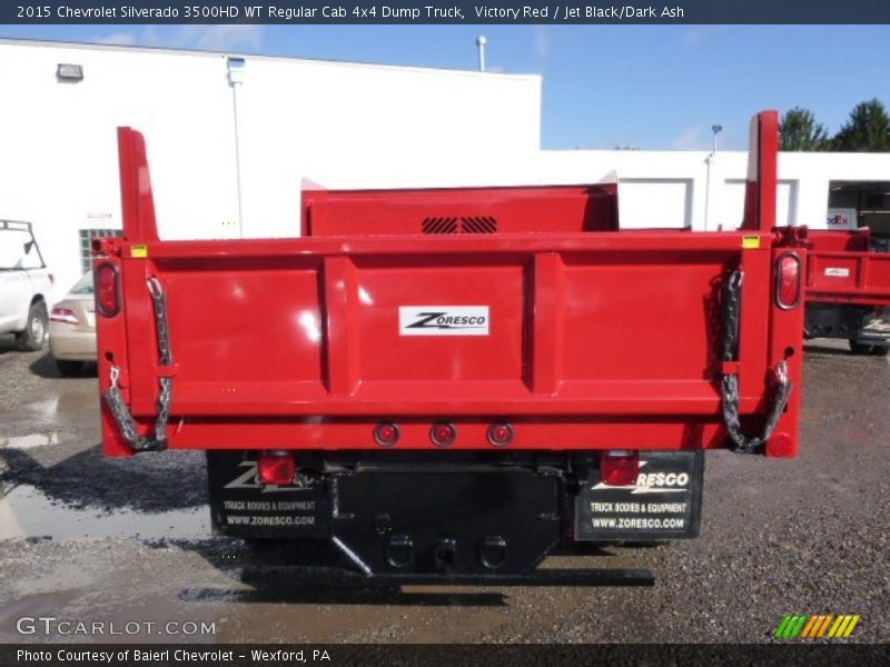 Victory Red / Jet Black/Dark Ash 2015 Chevrolet Silverado 3500HD WT Regular Cab 4x4 Dump Truck