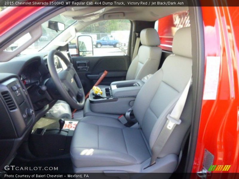 Victory Red / Jet Black/Dark Ash 2015 Chevrolet Silverado 3500HD WT Regular Cab 4x4 Dump Truck
