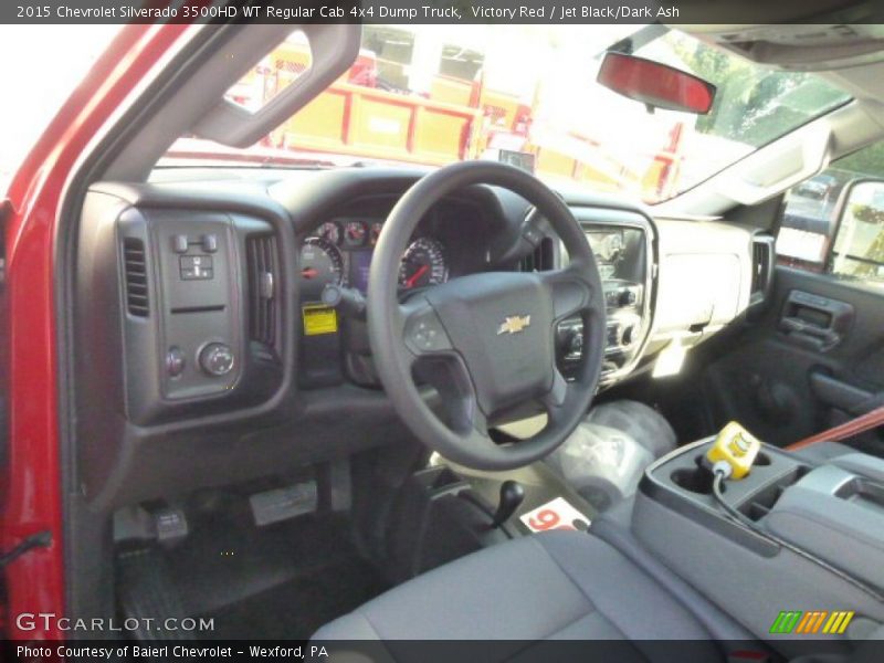 Victory Red / Jet Black/Dark Ash 2015 Chevrolet Silverado 3500HD WT Regular Cab 4x4 Dump Truck