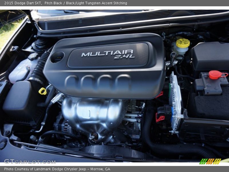 Pitch Black / Black/Light Tungsten Accent Stitching 2015 Dodge Dart SXT