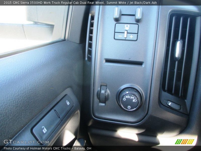 Summit White / Jet Black/Dark Ash 2015 GMC Sierra 3500HD Work Truck Regular Cab Dual Rear Wheel