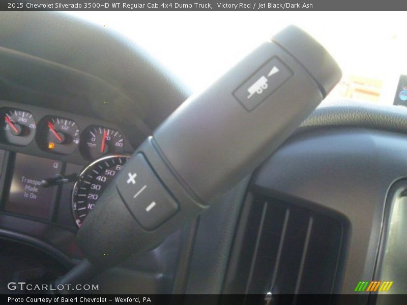 Victory Red / Jet Black/Dark Ash 2015 Chevrolet Silverado 3500HD WT Regular Cab 4x4 Dump Truck