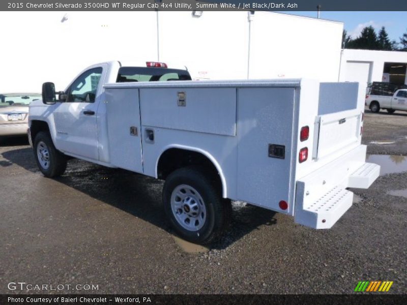 Summit White / Jet Black/Dark Ash 2015 Chevrolet Silverado 3500HD WT Regular Cab 4x4 Utility