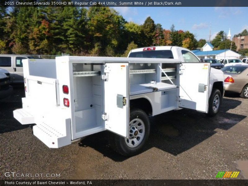 Summit White / Jet Black/Dark Ash 2015 Chevrolet Silverado 3500HD WT Regular Cab 4x4 Utility