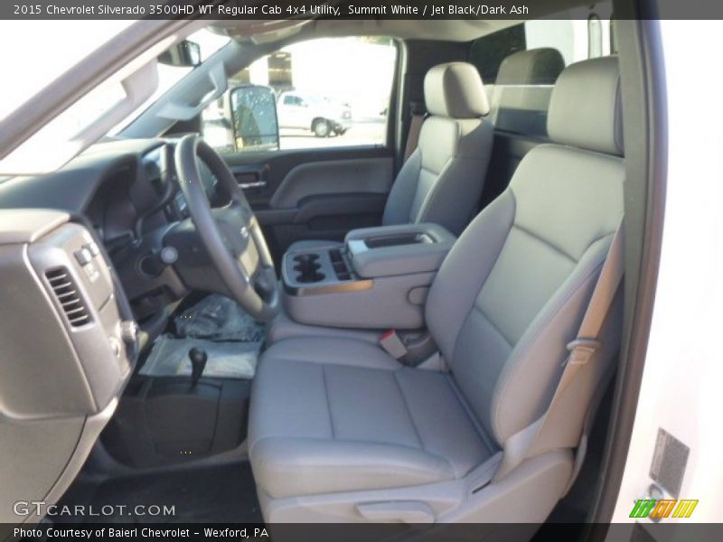 Summit White / Jet Black/Dark Ash 2015 Chevrolet Silverado 3500HD WT Regular Cab 4x4 Utility