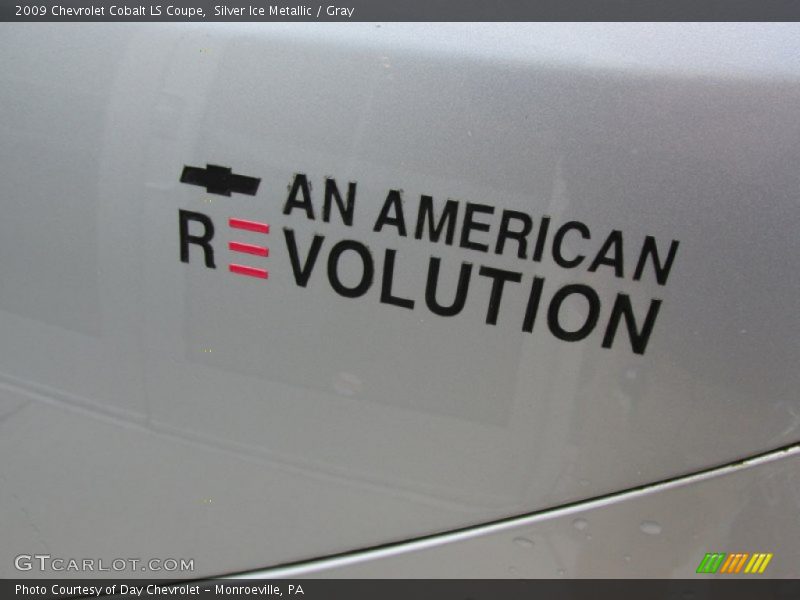 Silver Ice Metallic / Gray 2009 Chevrolet Cobalt LS Coupe