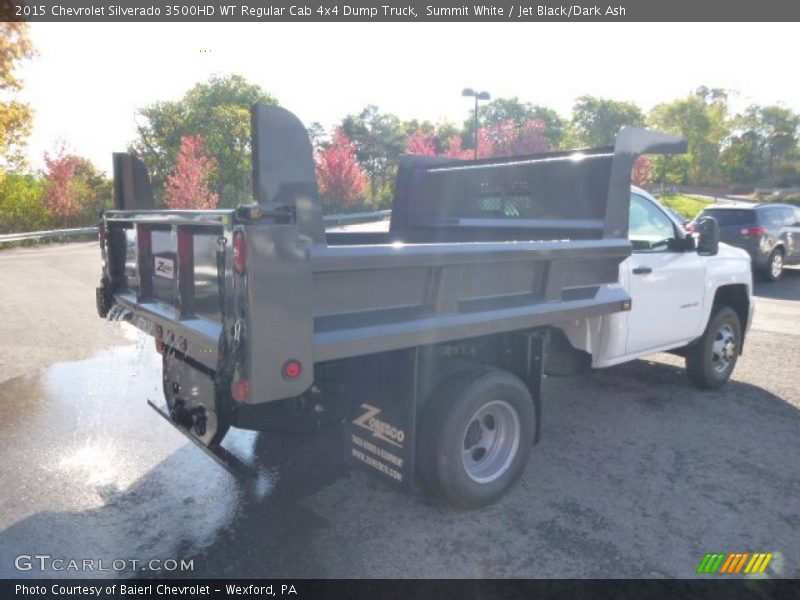 Summit White / Jet Black/Dark Ash 2015 Chevrolet Silverado 3500HD WT Regular Cab 4x4 Dump Truck