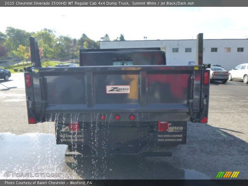Summit White / Jet Black/Dark Ash 2015 Chevrolet Silverado 3500HD WT Regular Cab 4x4 Dump Truck