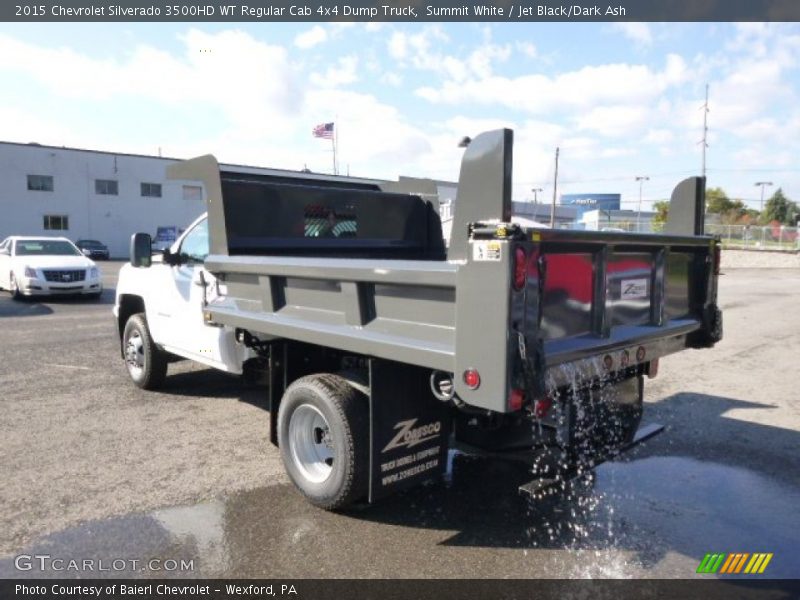 Summit White / Jet Black/Dark Ash 2015 Chevrolet Silverado 3500HD WT Regular Cab 4x4 Dump Truck