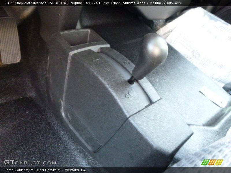 Summit White / Jet Black/Dark Ash 2015 Chevrolet Silverado 3500HD WT Regular Cab 4x4 Dump Truck