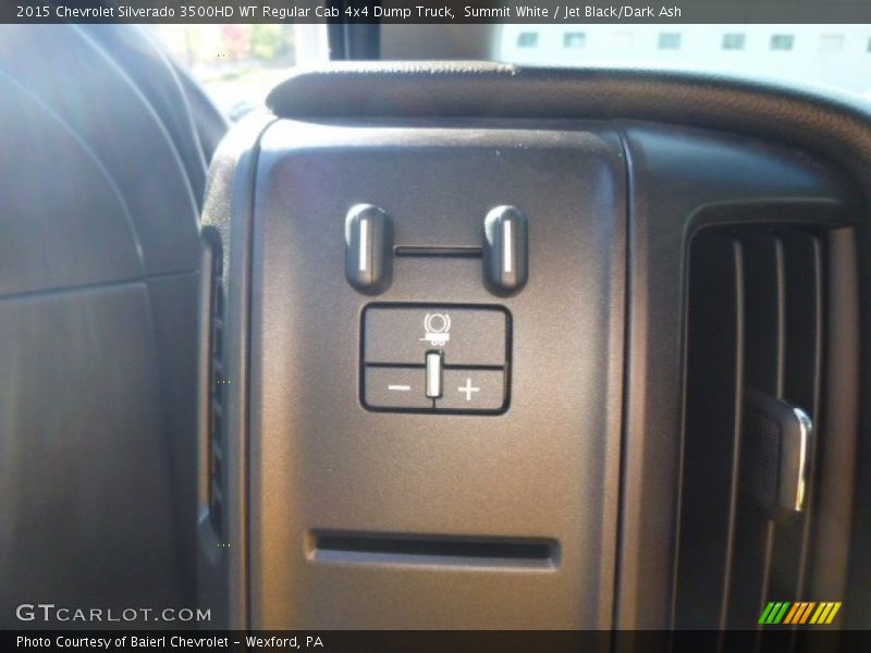 Summit White / Jet Black/Dark Ash 2015 Chevrolet Silverado 3500HD WT Regular Cab 4x4 Dump Truck