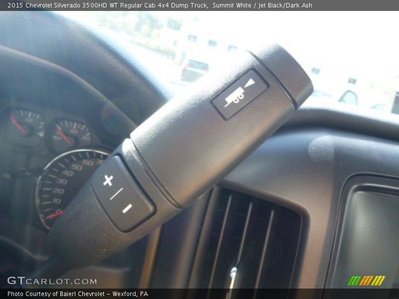 Summit White / Jet Black/Dark Ash 2015 Chevrolet Silverado 3500HD WT Regular Cab 4x4 Dump Truck