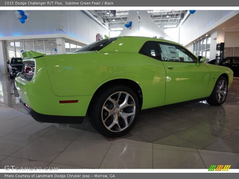Sublime Green Pearl / Black 2015 Dodge Challenger R/T Plus