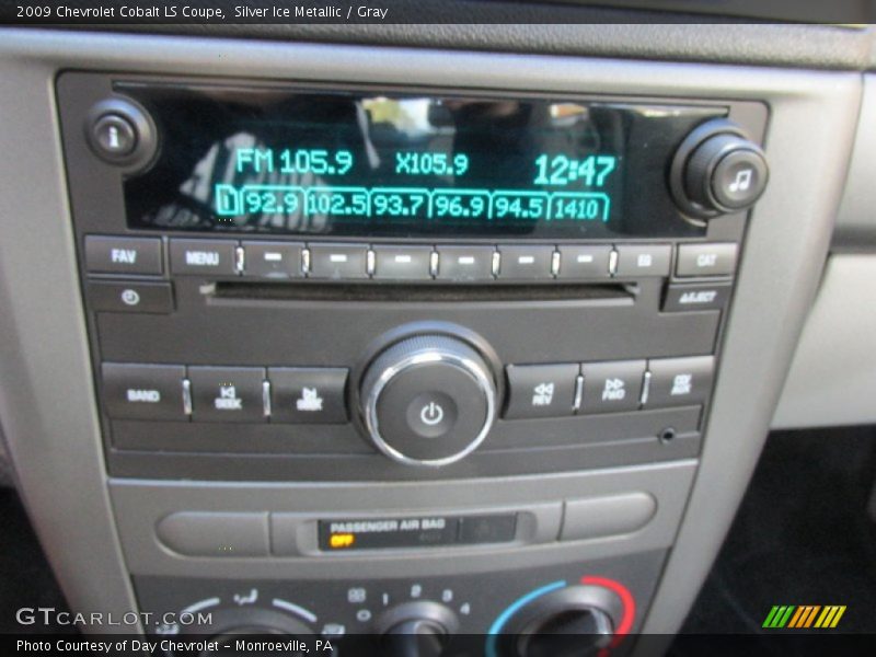 Silver Ice Metallic / Gray 2009 Chevrolet Cobalt LS Coupe