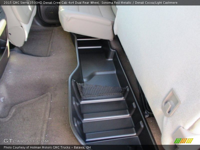 Sonoma Red Metallic / Denali Cocoa/Light Cashmere 2015 GMC Sierra 3500HD Denali Crew Cab 4x4 Dual Rear Wheel