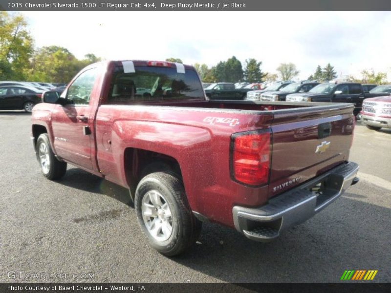Deep Ruby Metallic / Jet Black 2015 Chevrolet Silverado 1500 LT Regular Cab 4x4