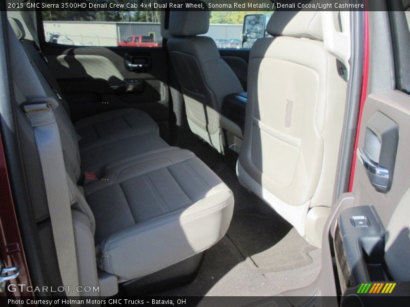 Sonoma Red Metallic / Denali Cocoa/Light Cashmere 2015 GMC Sierra 3500HD Denali Crew Cab 4x4 Dual Rear Wheel