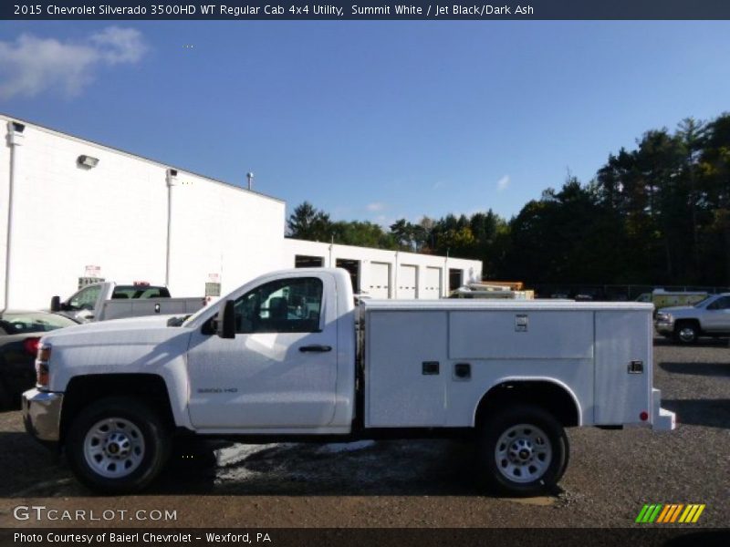 Summit White / Jet Black/Dark Ash 2015 Chevrolet Silverado 3500HD WT Regular Cab 4x4 Utility