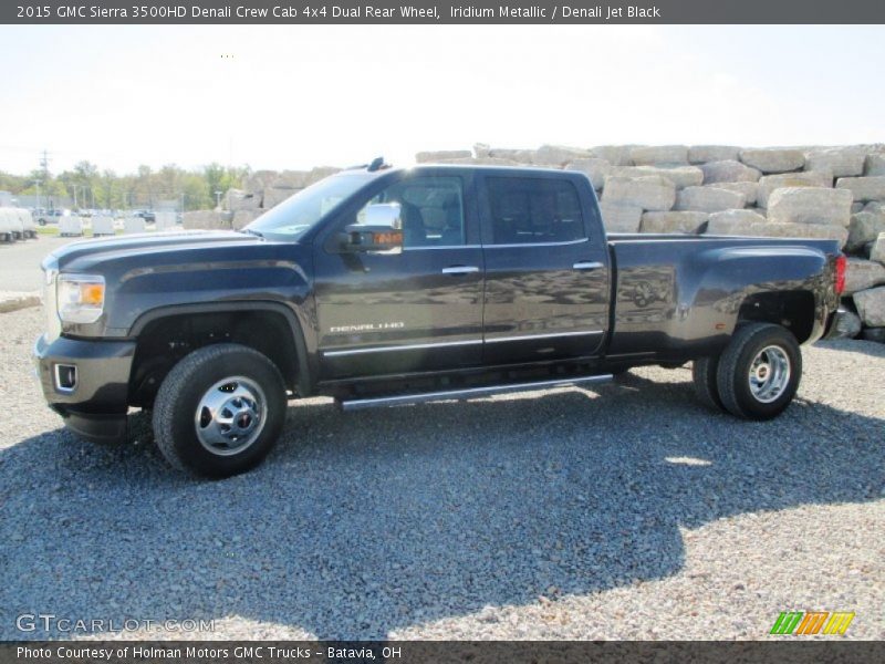 Iridium Metallic / Denali Jet Black 2015 GMC Sierra 3500HD Denali Crew Cab 4x4 Dual Rear Wheel